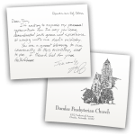 Dundee Presbyterian Church Testimonial