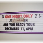 Joe's CD tour banner