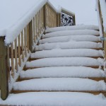 Stairway of white