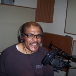 Donald Perry records vocals at Tesco Productions