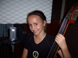 Julia records bass & vocal