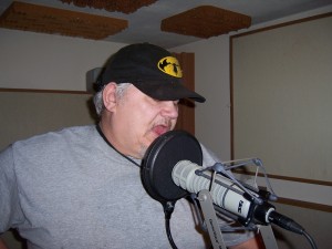 Joe records voice over for WGN