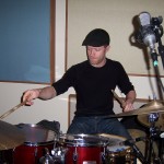 Mark Powers records drums at Tesco Productions