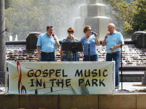 Father's Voice singing at Bayliss Park Gospel Sing