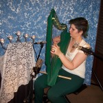 Grace with smaller harp and vocal ready to record.