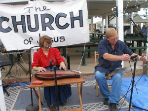 Maria Petersen accompanied by Jeff Osthus on bowed saw.