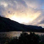 View while camping at Hells Canyon, Idaho