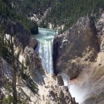 Waterfall in Yellowstone National Park