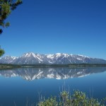 The Grand Tetons Mountains Lake Relfection