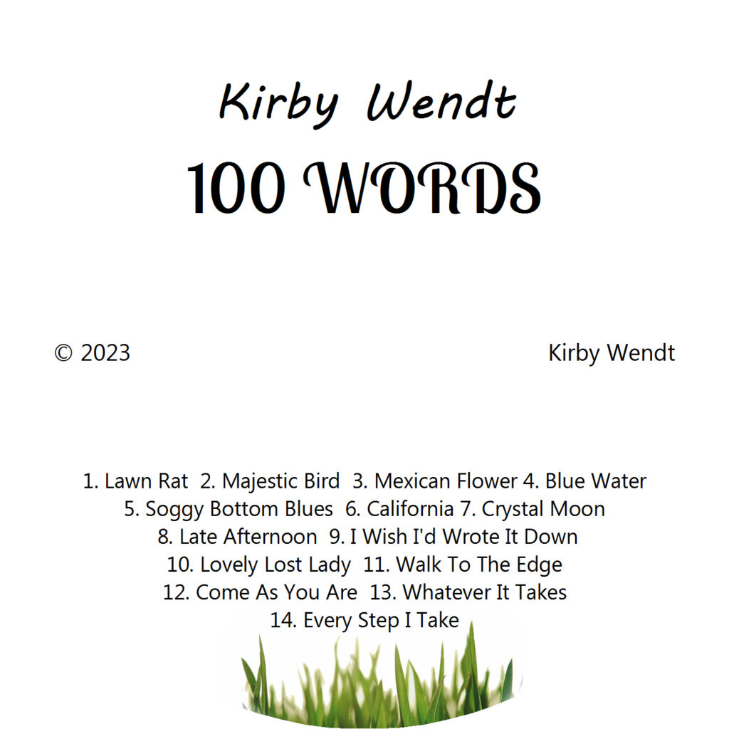 Kirby Wendt 100 Words CD