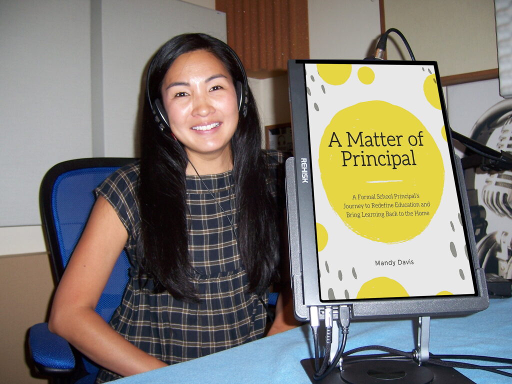 Mandy Davis recording "A Matter of Principal" at Tesco Productions,