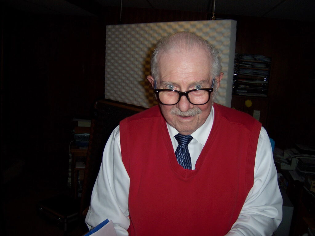 Tom Tomoser Sr. in Tesco Productions studio circa November 2019.